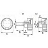 Fluted Grip knob [258] (258321659935)