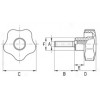 Lobe knob [266] (266104000911)