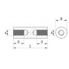 Cylindrical spacer [300] (300052559935)